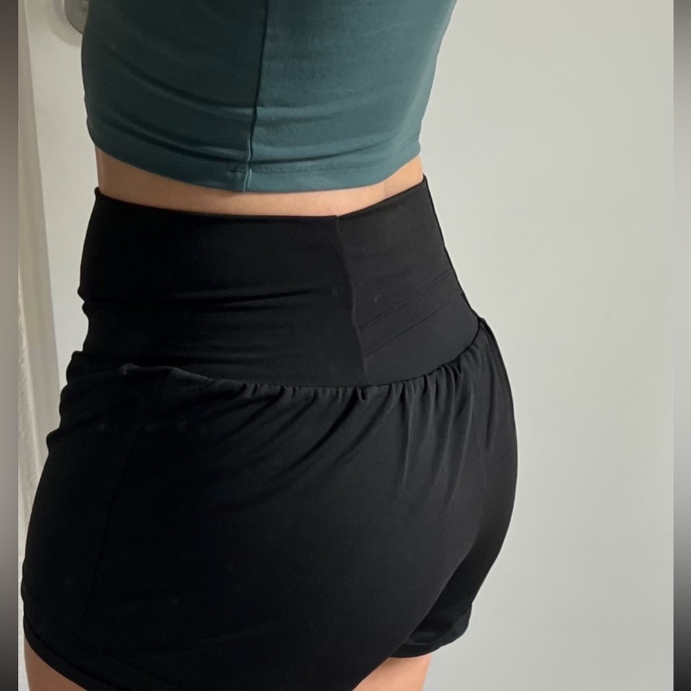Halara Black High-Waist Women's Active Shorts - Picture 12 of 13